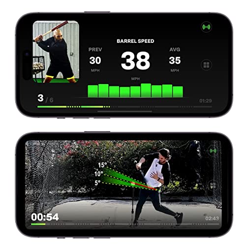 Diamond Kinetics SwingTracker Bat Sensor and Swing Analyzer for Baseball and Softball with Included Membership, Ideal for Youth, Teens, Teams, and Coaches