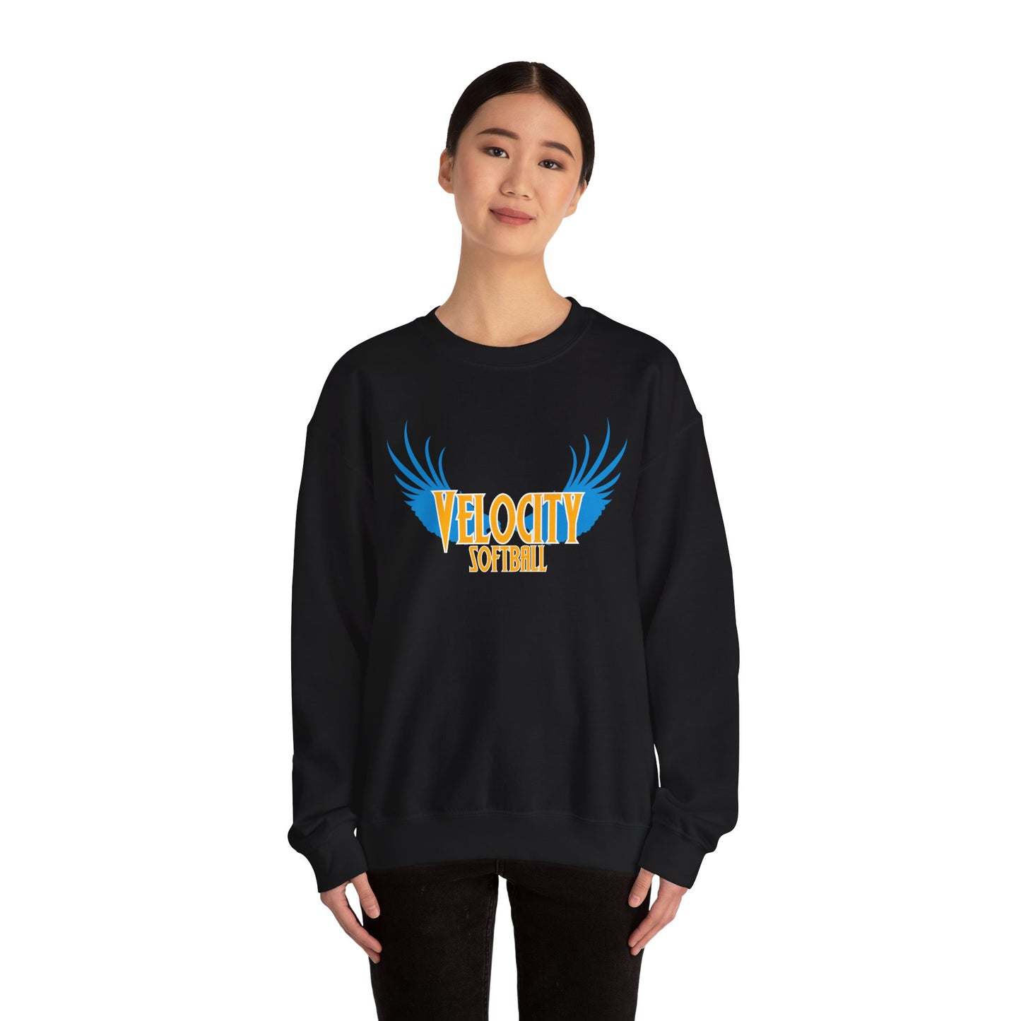 Velocity Softball Unisex Heavy Blend™ Customizable Crewneck Sweatshirt