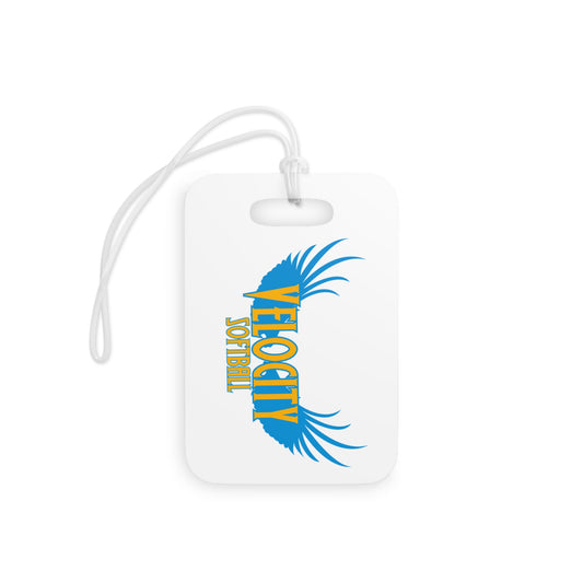 Personalized Velocity Softball Luggage Tags - Customize with Your Name & Number