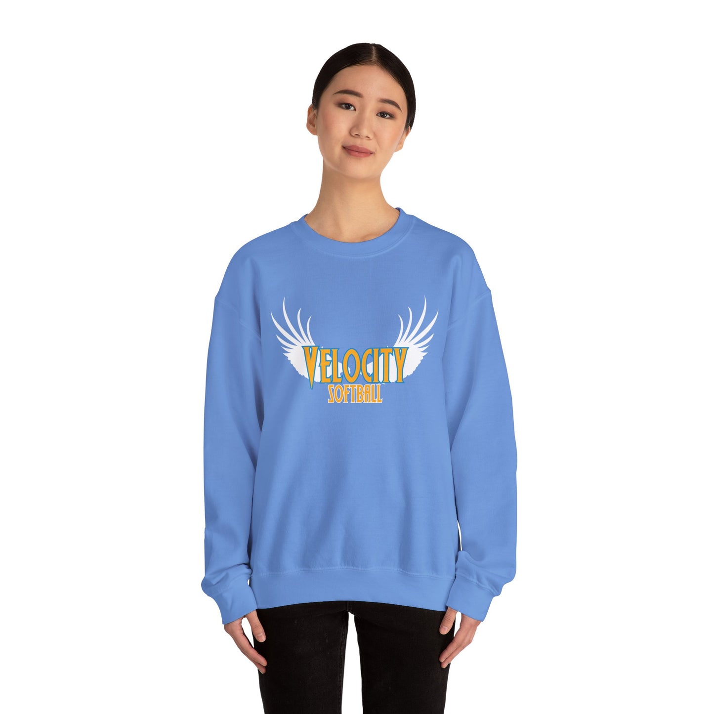 Velocity Softball Unisex Heavy Blend™ Customizable Crewneck Sweatshirt