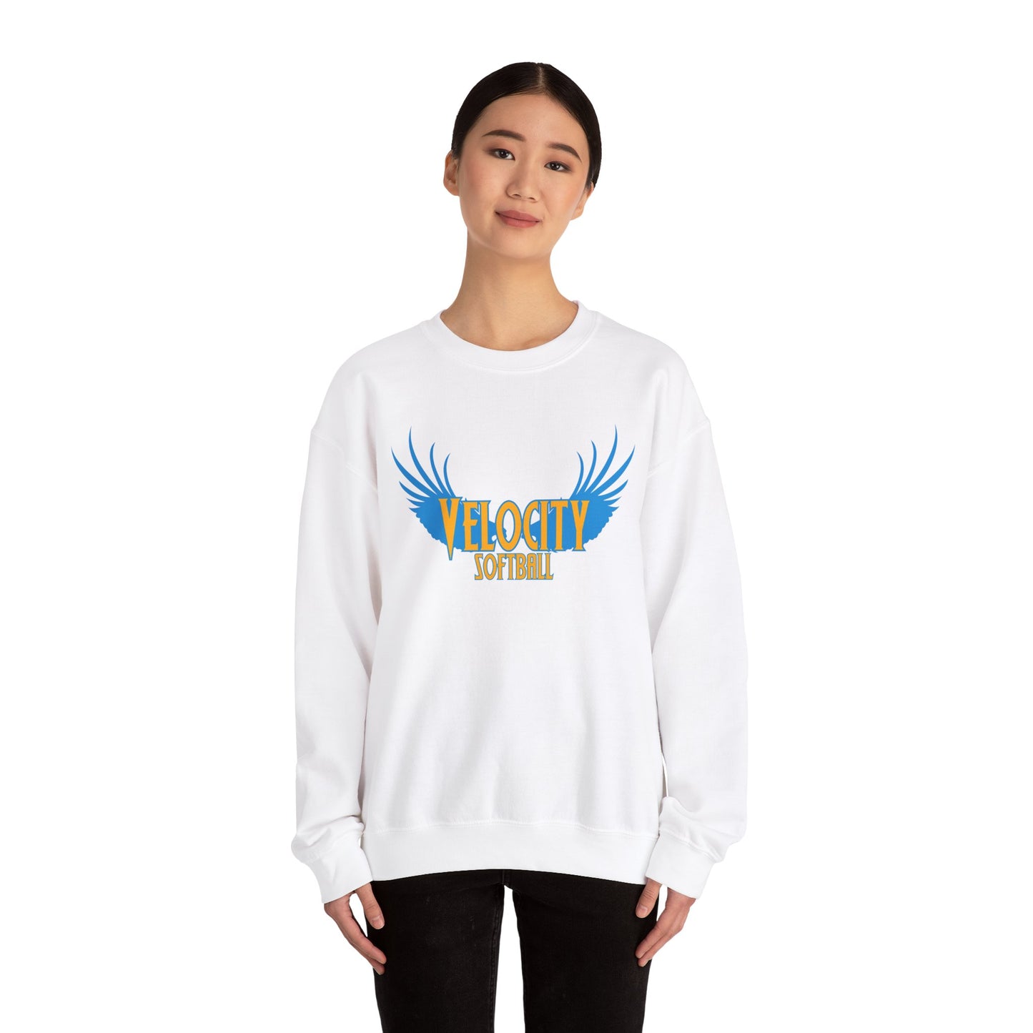 Velocity Softball Unisex Heavy Blend™ Customizable Crewneck Sweatshirt